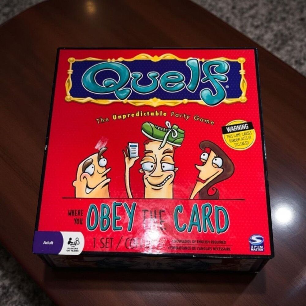 Spin Masters Quelf Board Game COMPLETE